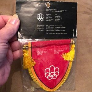 NIP OLYMPIC MINI BANNER 1976 MONTREAL